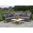 Posey 3 Pc. Charcoal Sectional W Olefin Fabric