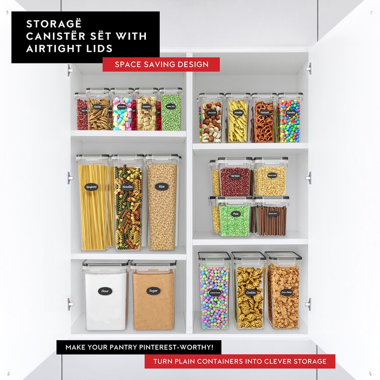 DWËLLZA KITCHEN Airtight 8 Container Food Storage Set & Reviews