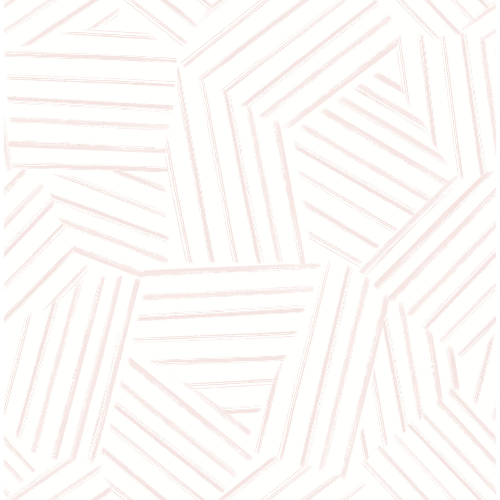 Molly Modern Geometric Wallpaper, Pink