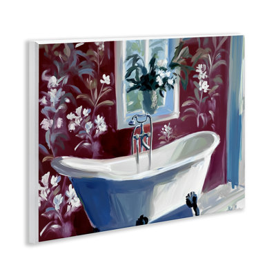 Bathroom Salon Tub Wall Plaque, design by Annabelle Hall