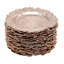 Ensemble de 24 assiettes décoratives en plastique 12,6 po pour assiettes décoratives multicolores-87441580