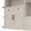 Armoire de couloir gauche / droite beige, rangement et suspension, 5 armoires, 8 tablettes, 4 crochets, imperméable, assemblage facile, couleur multifonctionnelle sécuritaire, pour la cuisine, le couloir du salon, avec arbre-872230420