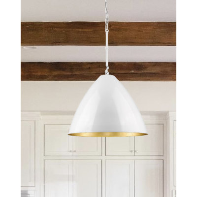 Luminaire suspendu conique à 1 lumière Felder