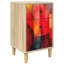 36cm W Engineered Wood Bedside Table
