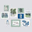 Henri Matisse Style abstrait nature et figure tons verts et bleus art moderne petit décor-102709885