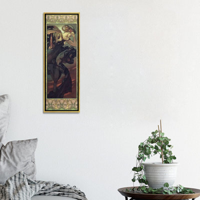 " The Moon And The Stars: Evening Star, 1902 " by Alphonse Mucha Painting Print