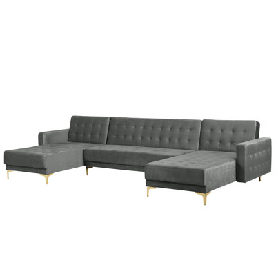Dublin 5 Seater Velvet Sofa Bed