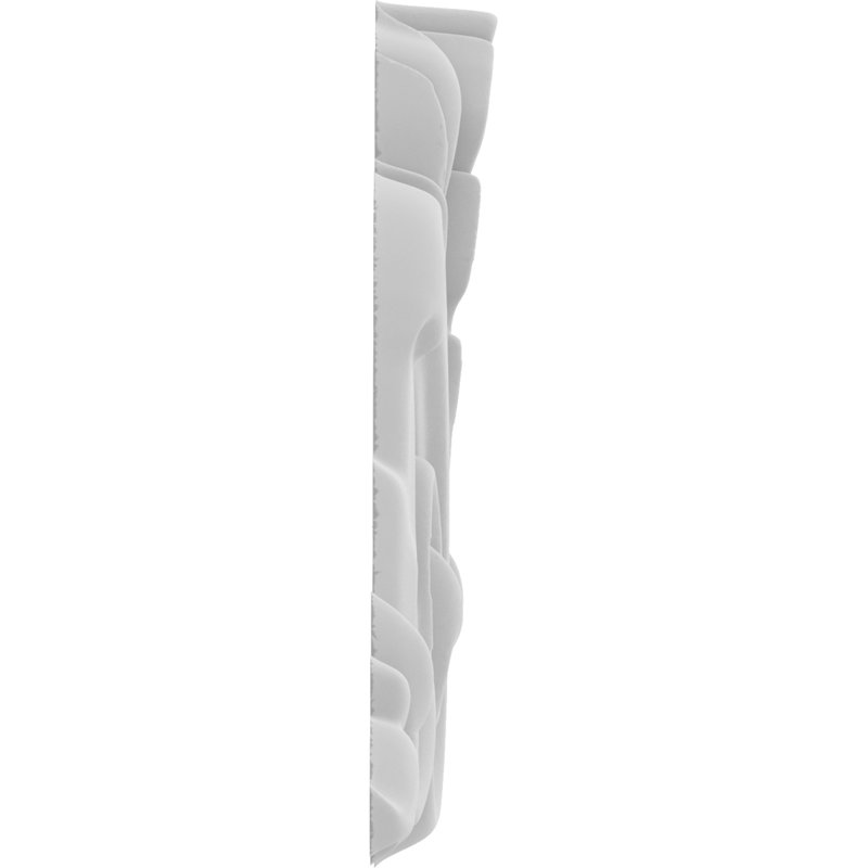 Lyman Rosette Applique, 3.5" H x 3.5" W x .5" D