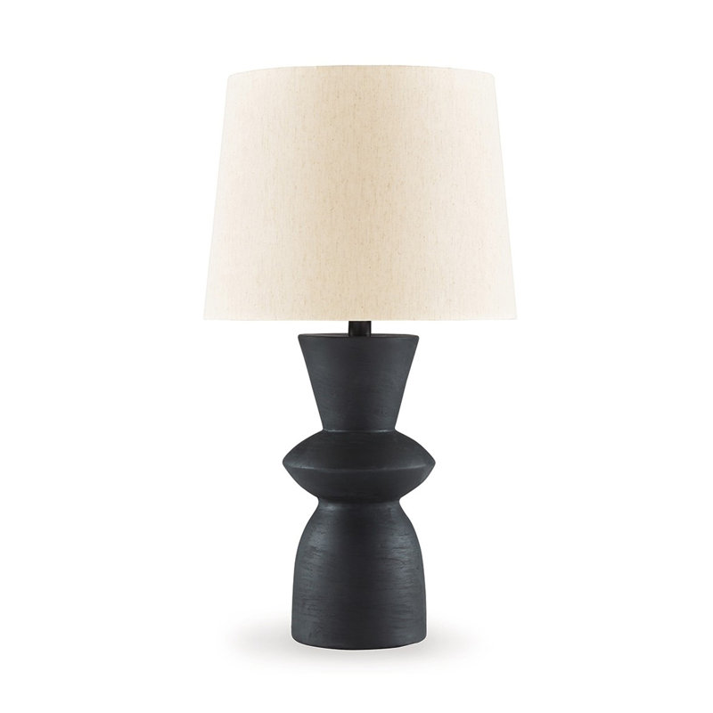 Lampe de table en bois massif
