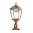 20"(H) Golden Solar Powered LED Outdoor Lantern, Vintage Garden Light With Elegant Glass Design For Pathways,Yards, And Patios (1-Pack)