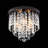 Cheyan 5-Light 11" Crystal Chandelier Ceiling Light Fixture with Flush Mount-1856474718