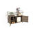 Outdoor Bar Table, Wicker Bar Cart With Cabinet, Patio Serving Cart With Steel Top-1031339617