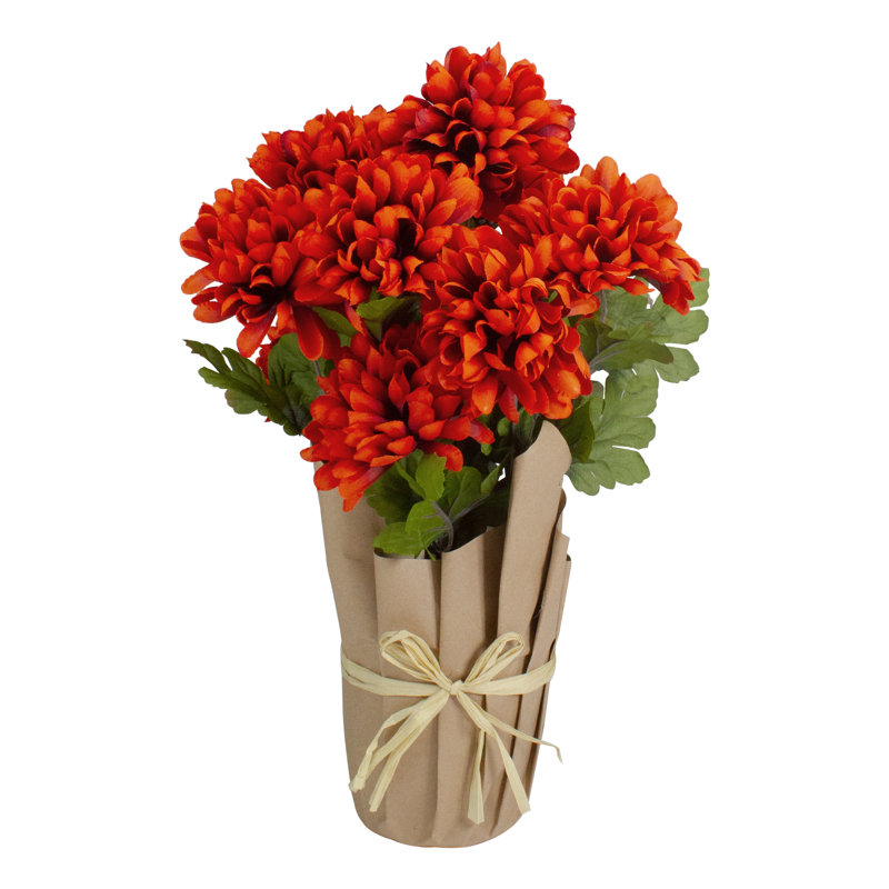 Plante artificielle 20 po Fall Harvest, Orange