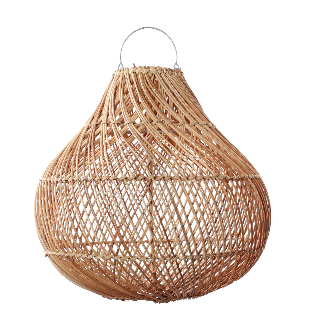 40 cm Lampenschirm The Bottle aus Bambus/Rattan