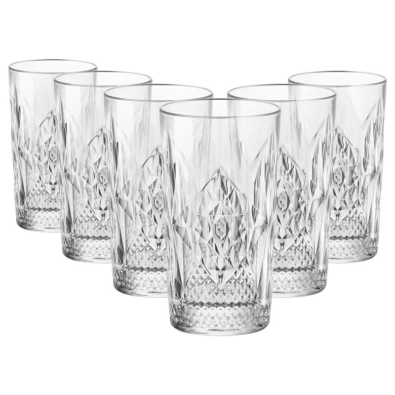 Bartender Stone Highball Glasses - 490ml, 12