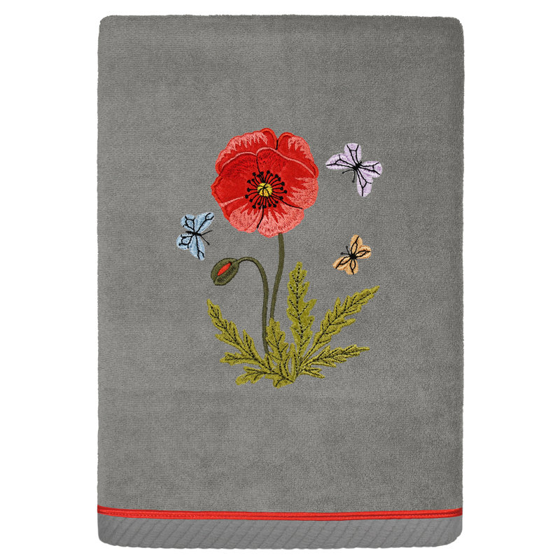 Turkish Cotton Hand Towel, Charcoal