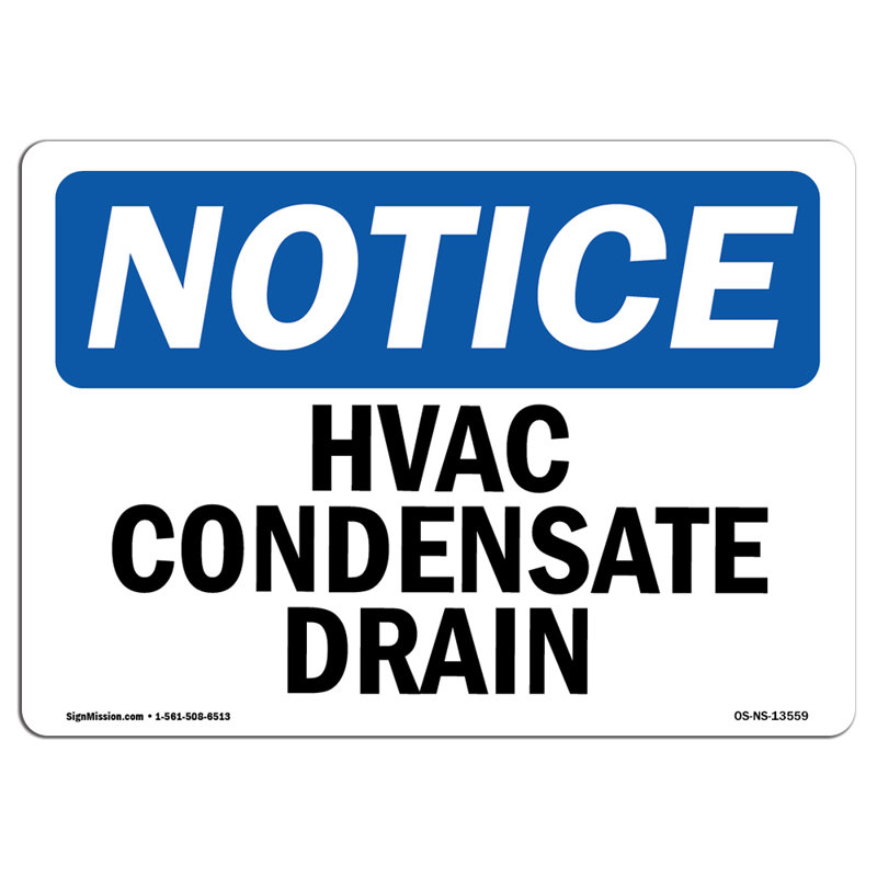 Plaque en plastique 24 "x 18" pour drain de condensation Hvac