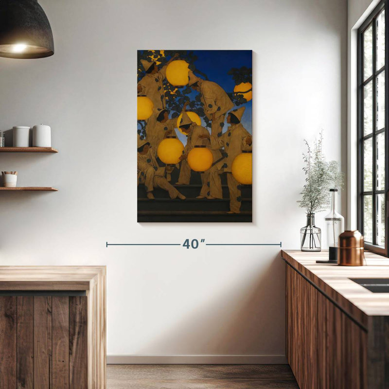 Leisha The Lantern Bearers, 39" H x 26" W