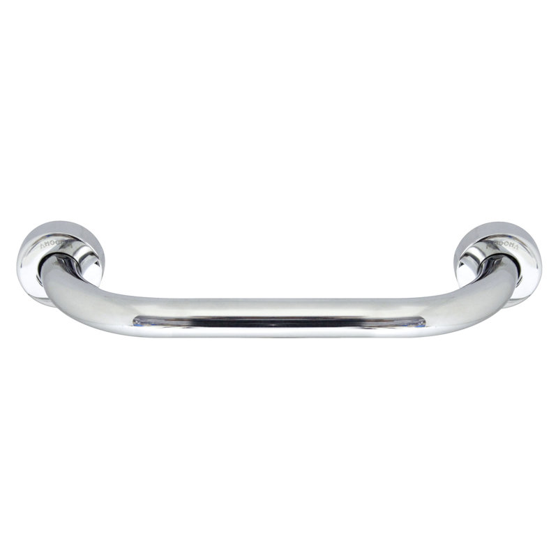 Barre d'appui murale en acier inoxydable, Chrome poli, 16 po