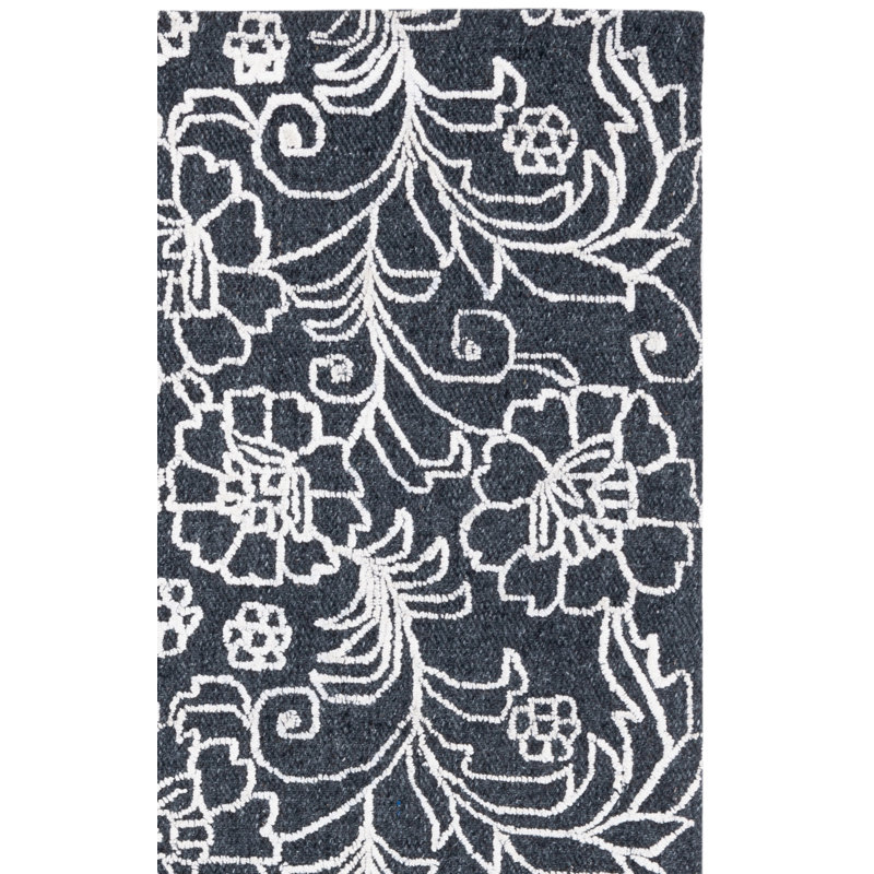 Tapis floral touffeté à la main Marbella, Rectangle de 5 pi x 8 pi
