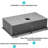 18 Gauge Stainless Steel 33" Drop In Single Bowl Topmount Kitchen Sink, T-304 Construction, 22-Inch Wide, 9-Inch Product Height, X-Shaped Drainage System, Full Coating To Condensation, Comes With-123589945