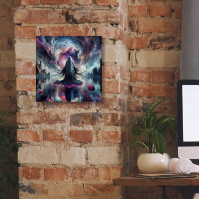 'Portal' by Rey Klimt Canvas Wall Art, 12" x 12"