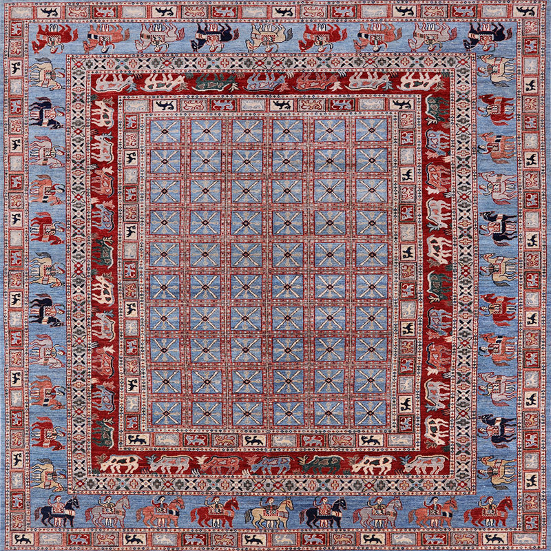 Oriental Indoor Rug, Square 8'