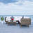 Chicago Wood 6 - Person Patio Conversation Set with Cushions-1605253648