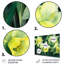 Ensemble de salon art mural jaune et vert avec jonquilles Natures Impression