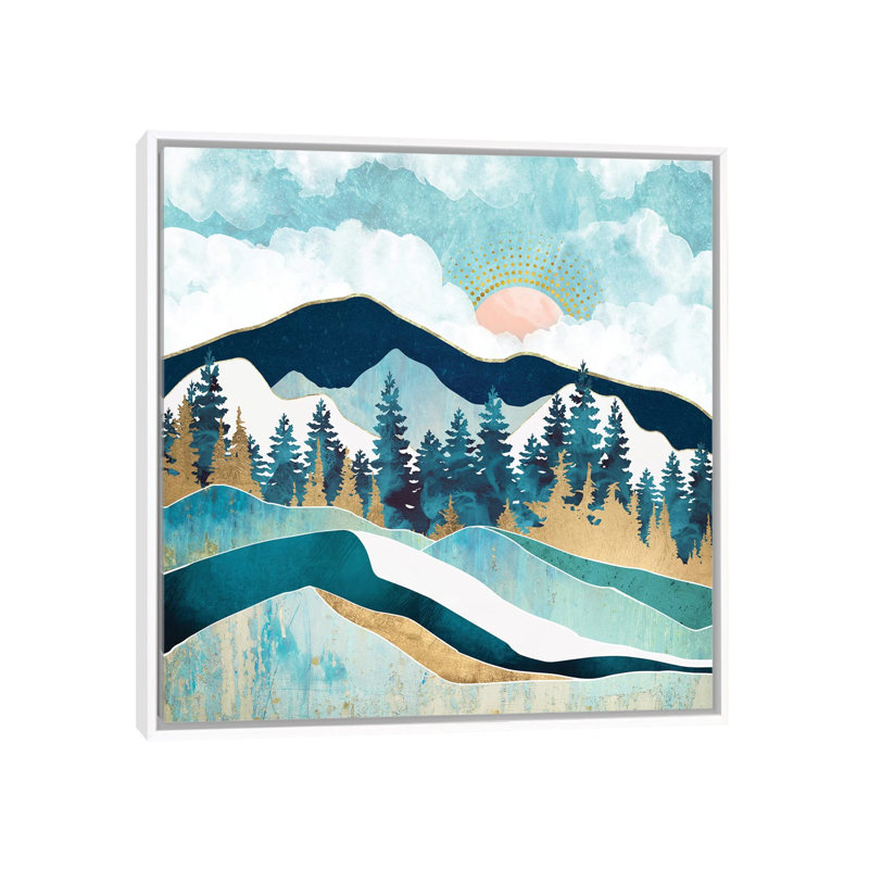 «Summer Forest», reproduction d'impression, Aucun mat, Toile blanche encadrée, H 37 po x l 37 po x P 1,5 po