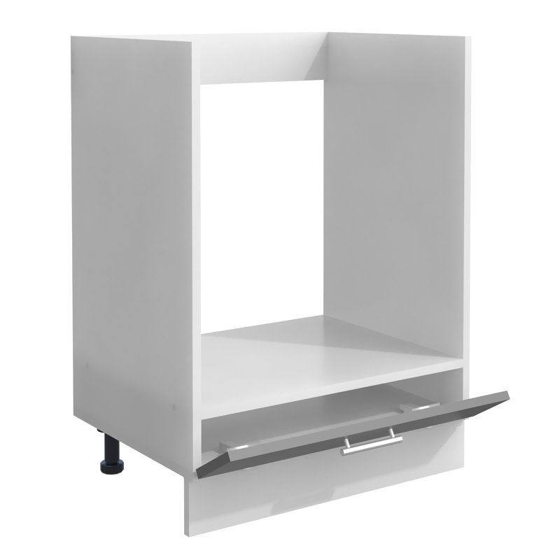 Risako 82cm Kitchen Pantry, Grey/Brown/Blue
