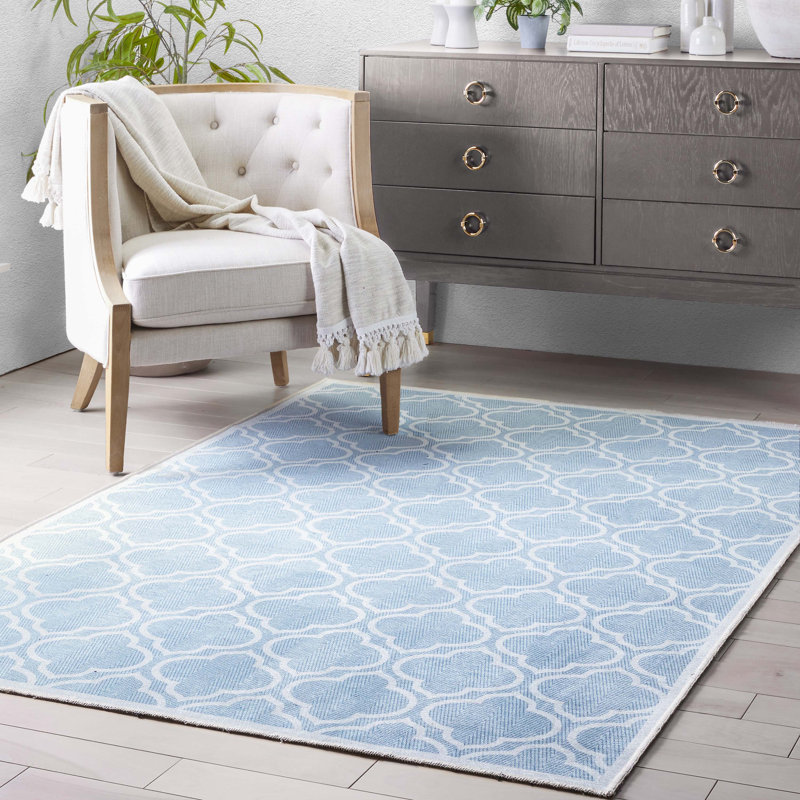Tapis ivoire Kehr Lattice, Rectangle 5 pi 3 po x 7 pi 3 po