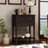 Barbe Narrow Console Table, Slim Sofa Table Sideboards Buffets with Three Storage Drawers and Bottom Shelf-1234531799