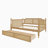 Traditional Style Rattan Daybed with 2 Drawers-1238356572-1225844911