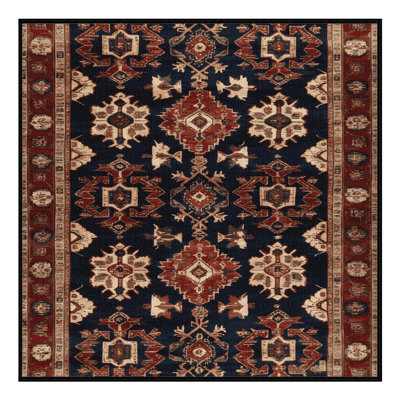 Tapis brun lavable à la machine