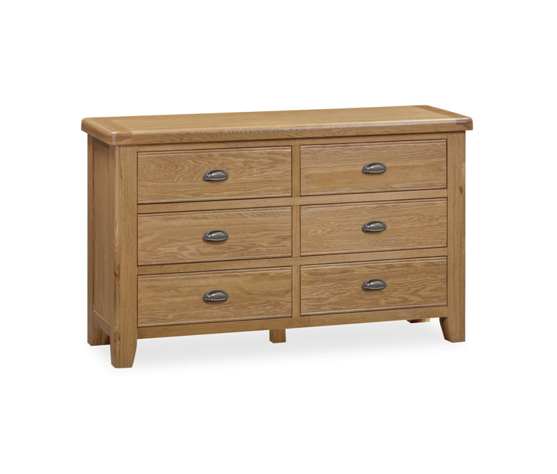 140 cm W Chest of 6 Drawers