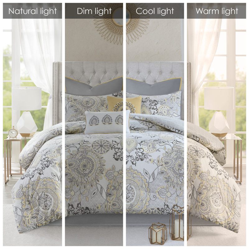 Ensembles de literie en coton réversible de luxe, motif floral, style pour la maison
