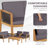 Jarif Acacia 8 - Person Patio Conversation Set with Cushions-189067885