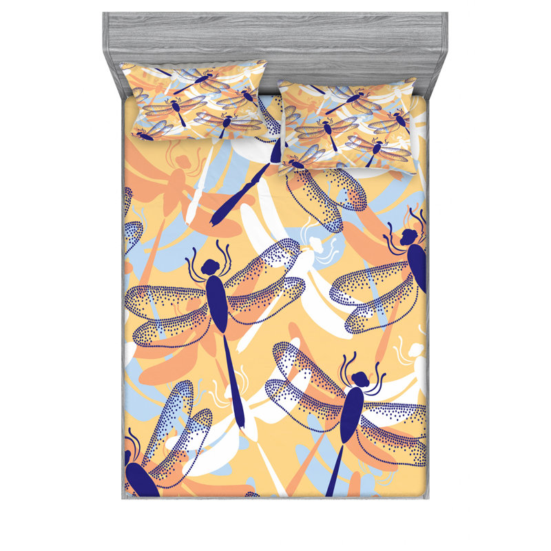 Microfiber Sheet Set, Full Sheet Set with Fitted Sheet