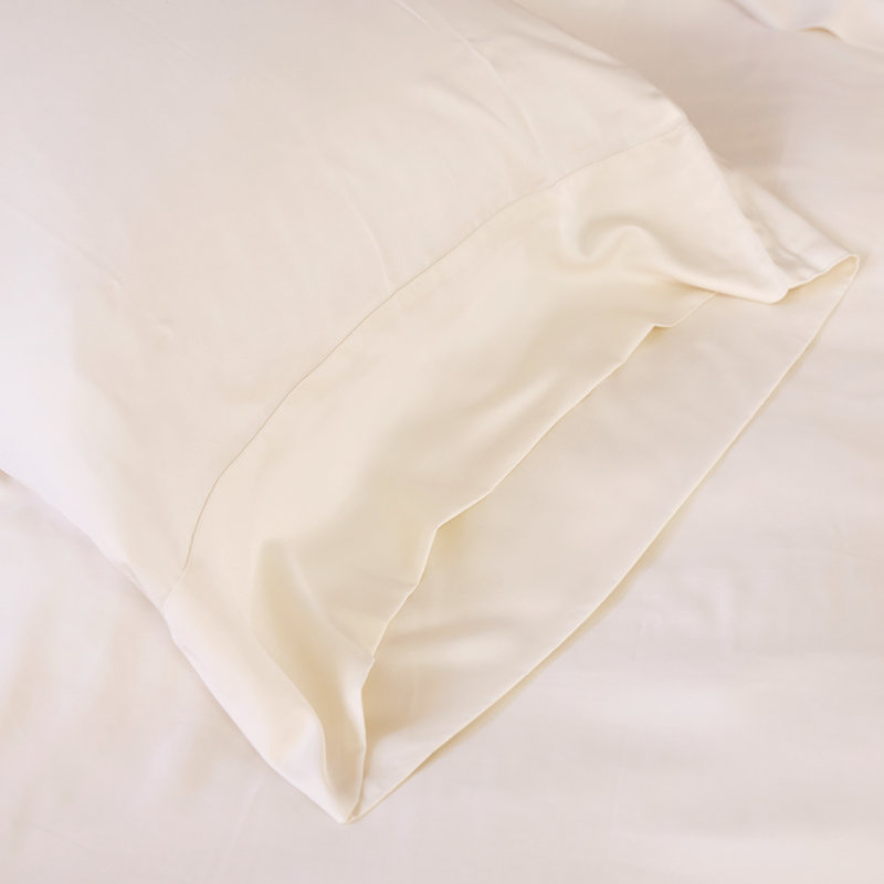 Pillow Case, King, Ivory