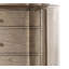Commode antique à finition taupe