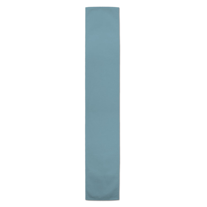 Chemin de table Westrick, 72 po x 16 po, Bleu ciel, Kral