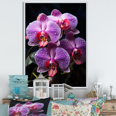 " Purple Flowers Mystic Orchids "