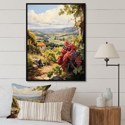 «Vineyard Twilight Bliss», reproduction sur toile