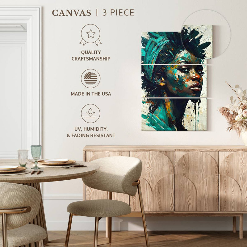 Leisha Golden Woman, 32" H x 20" W