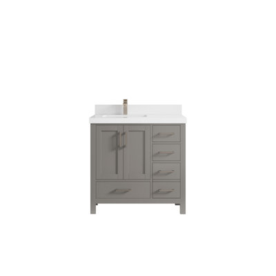 Flavell 72" W x 22" D 36" H 2 Bathroom Vanity