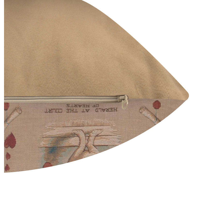 Contemporary Cotton Blend Pillow Cover