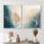 White Floater Framed