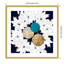 «Blue Soph sophistiqué Christmas III» par Wood, reproduction d'art encadrée-67710614