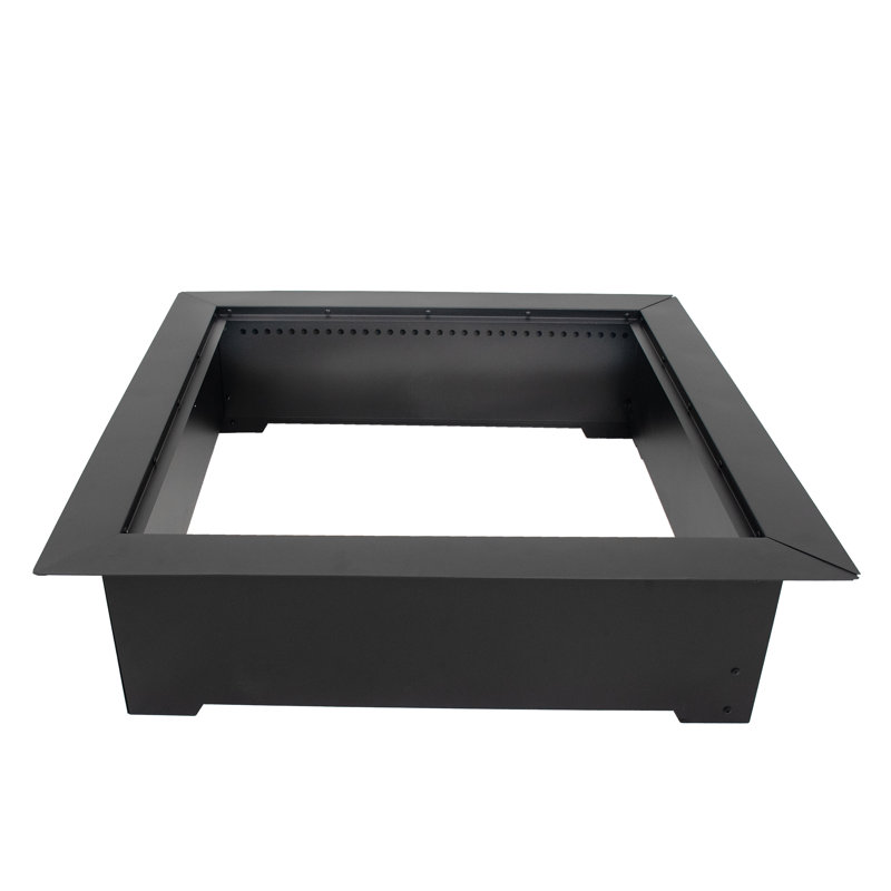Charelle Square Steel Wood Burning Fire Ring